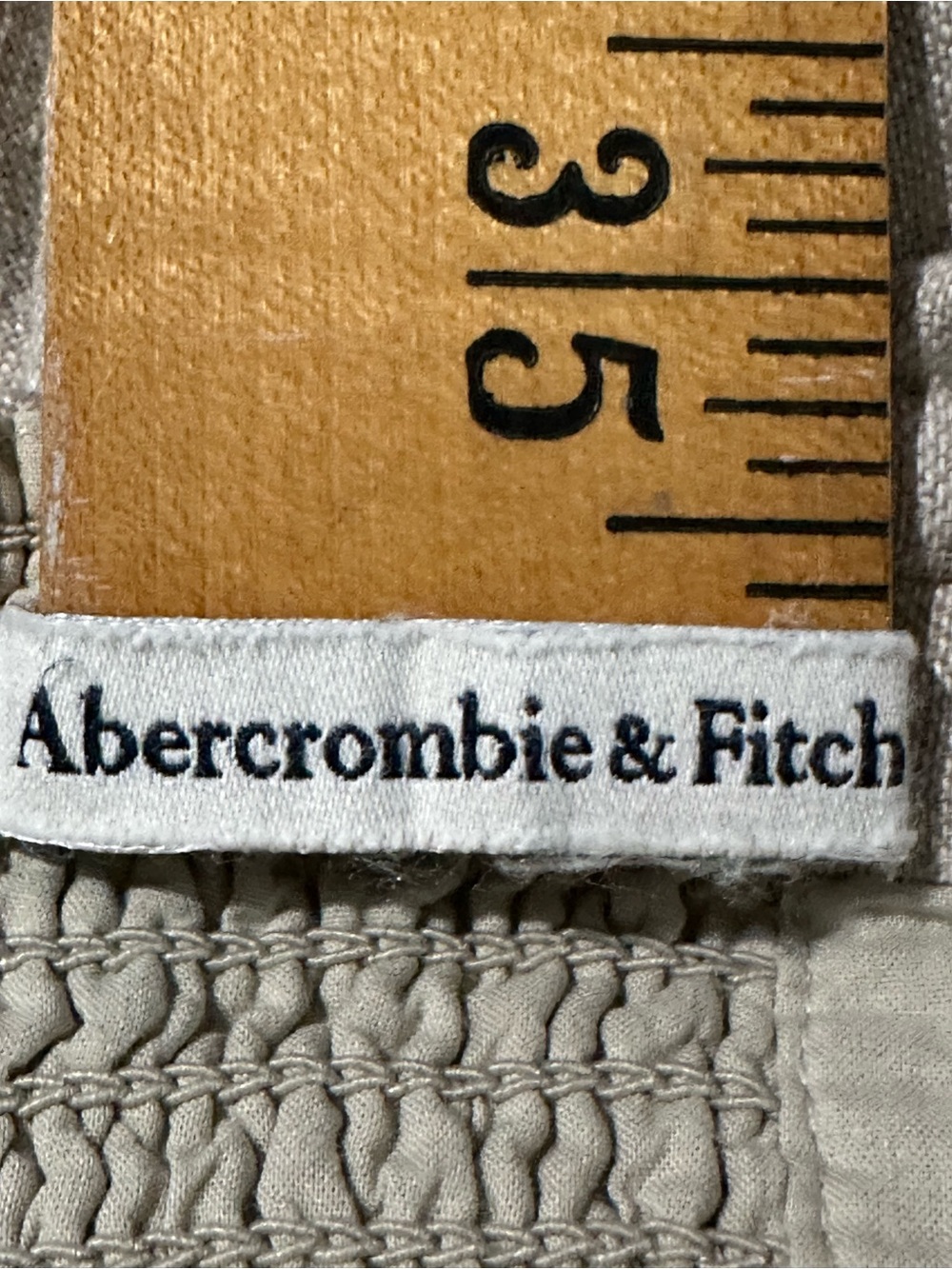Abercrombie & Fitch Cream Square-Neck Mini Dress - Picture 5 of 7